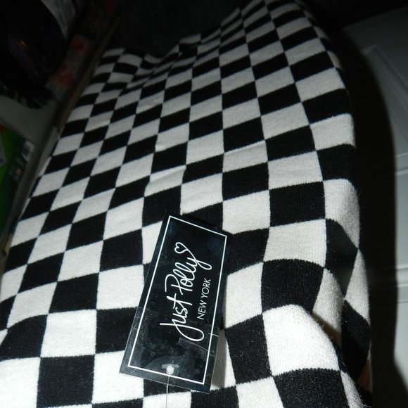 Just Polly JrsHalter CheckerBoard Comfy Sexy Dress🆕FAST⌚📦🏃🏻💨⚡ - Picture 9 of 15